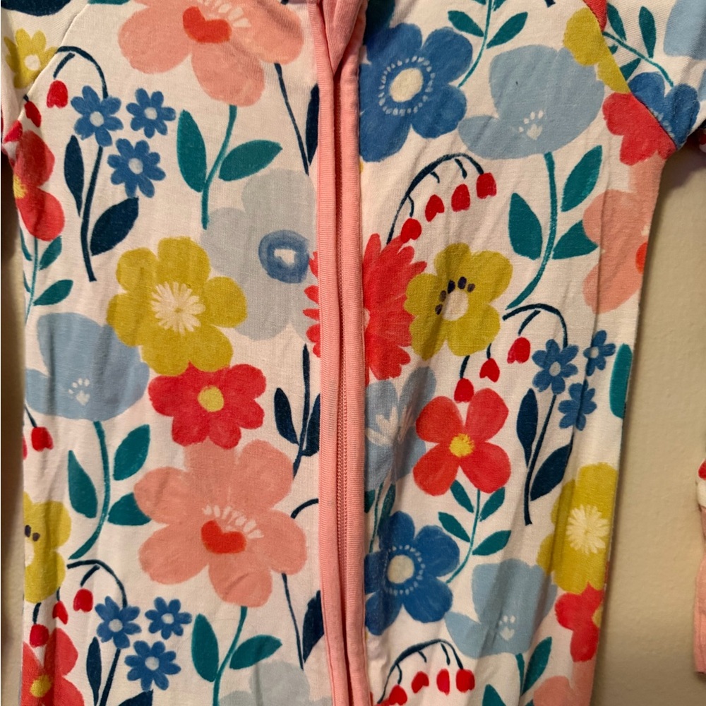 Little Sleepies Colorful Floral Pajamas - Picture 2 of 3